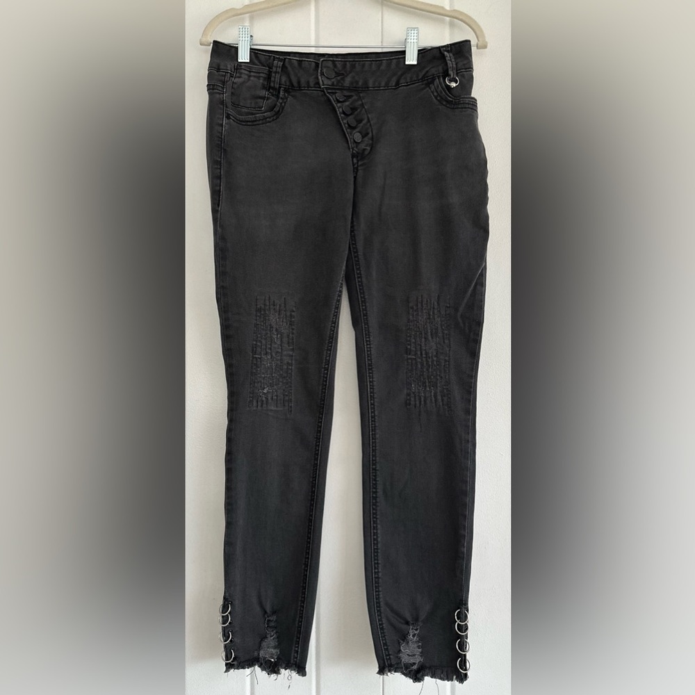 Buena Vista Jeans Malibu Cozy Denim Grey Black Size Medium